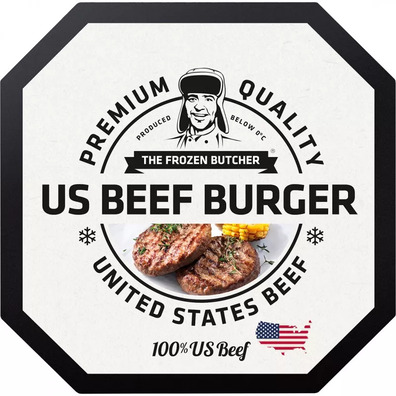 Amerykański burger wołowy Angus